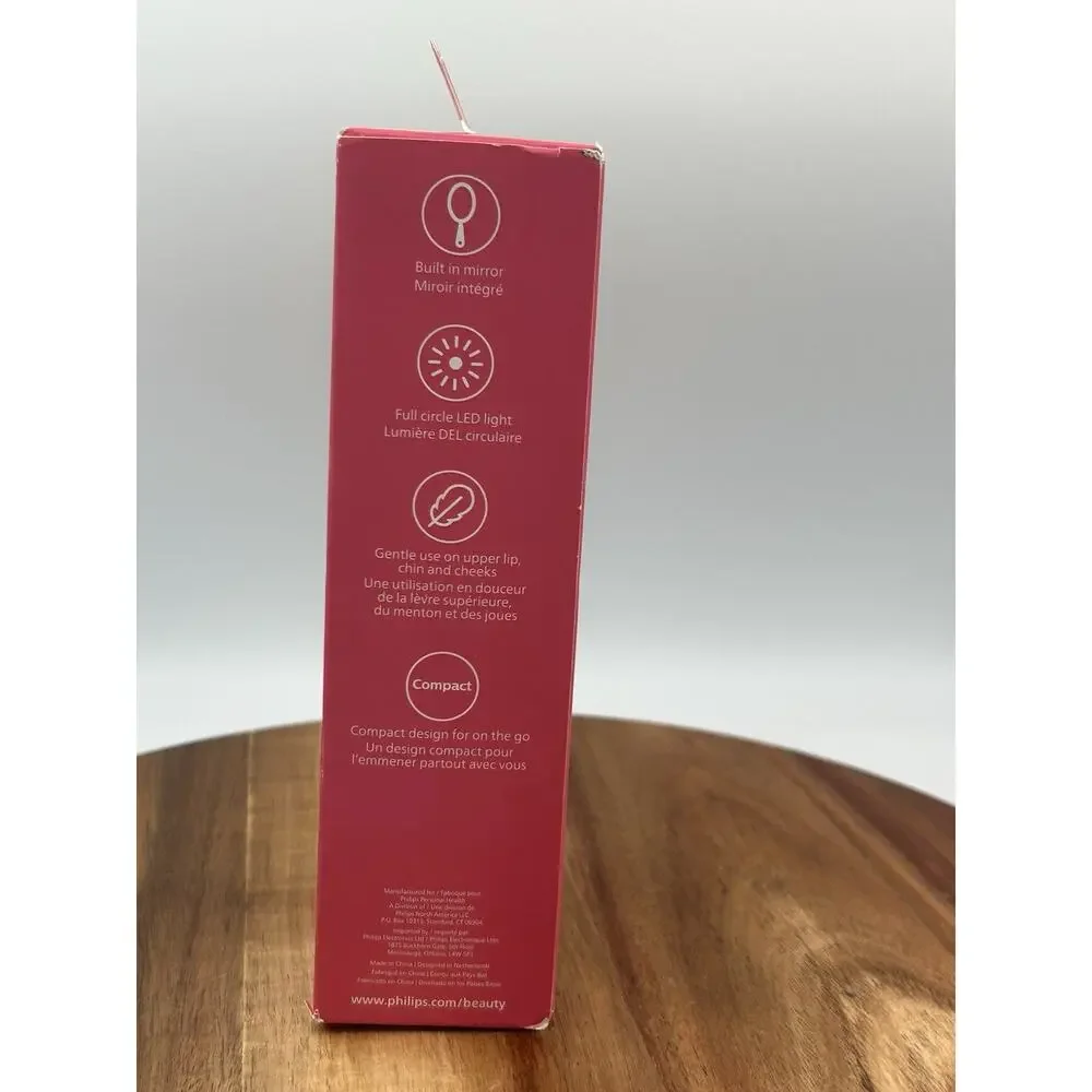 Philips Facial Hair Remover 5000 Series Pink Cordless & Compact Model BRR454/00 - Picture 4 of 13